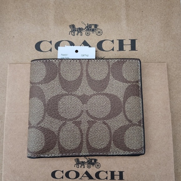 Coach bifold brown Wallet - Picture 7 of 7
